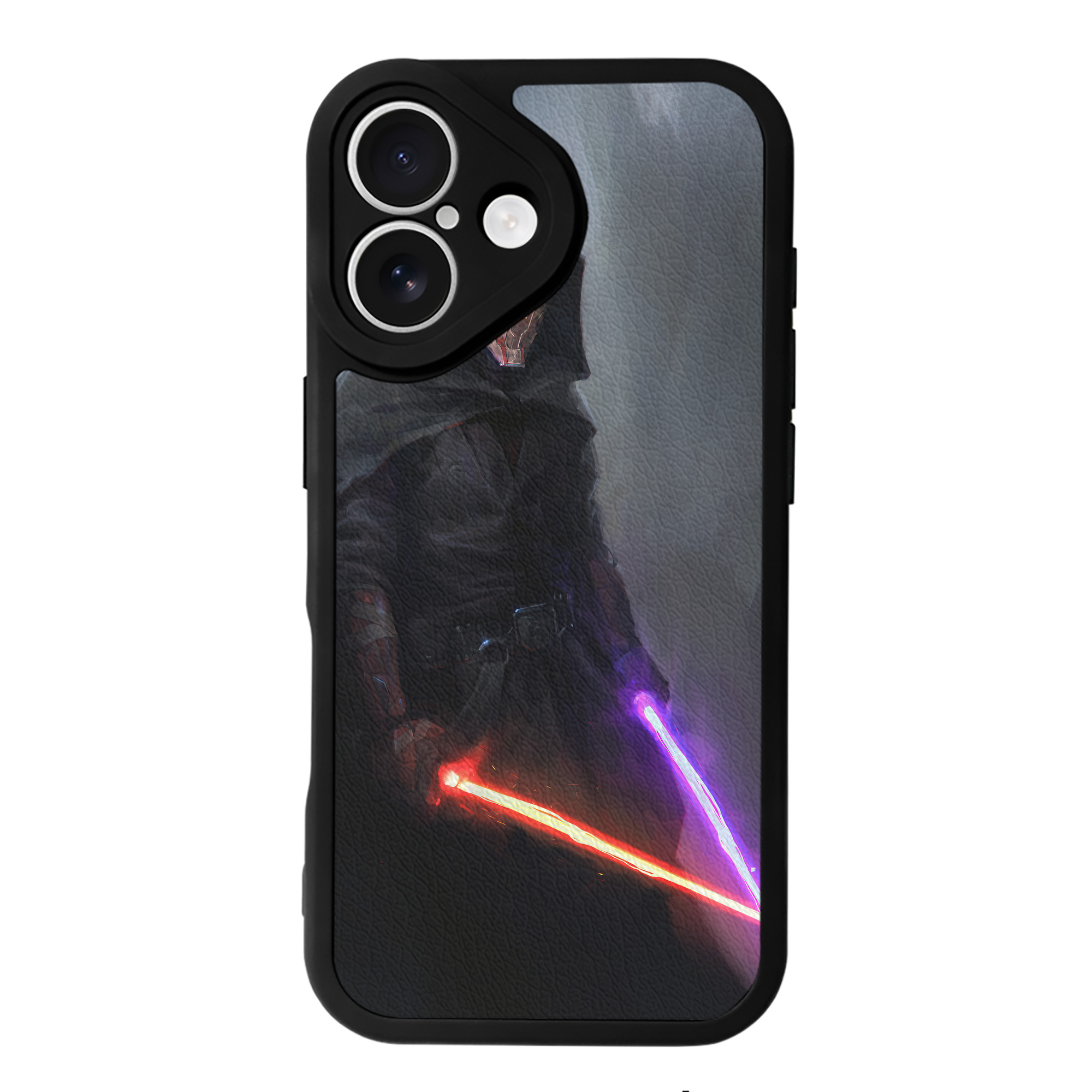 （画像用） スター・ウォーズ Star Wars 【iPhone 16シリーズ対応】シリコンスマホケース（レザー調） 材質：シリコン